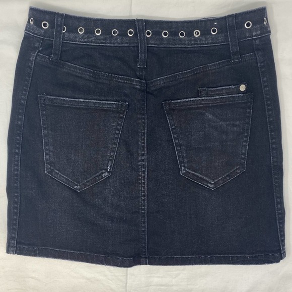 NWT Current/Elliott The 7-Pocket Studded Mini Skirt Size 25 - Picture 3 of 12